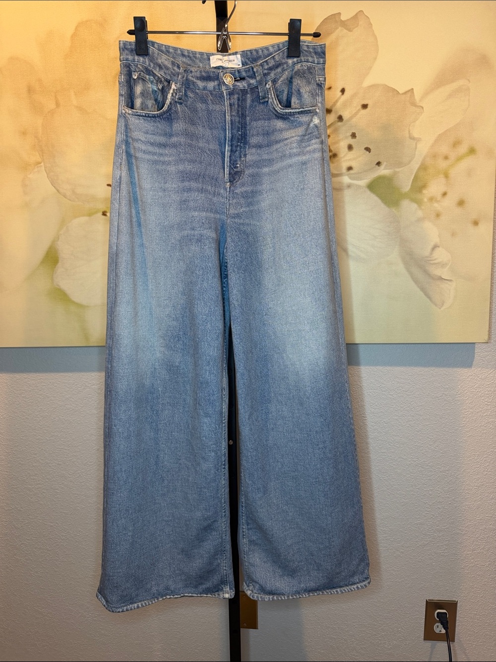 rag & bone RB Miramar Sofie Wide Pant in Rally - Picture 11 of 14